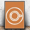 FRAMED – ABSTRACT – COFFEE TIME