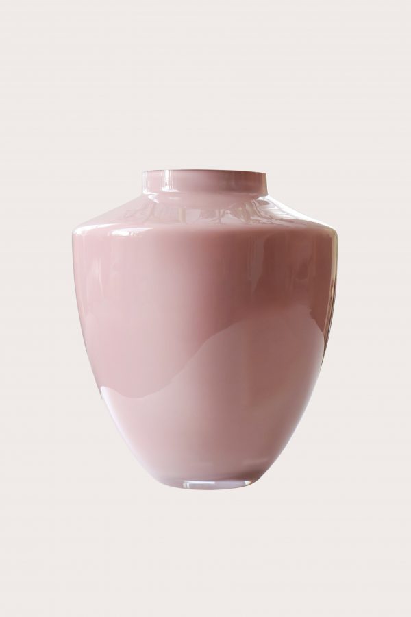 TRECHTER VAAS GLAS OUD-ROZE